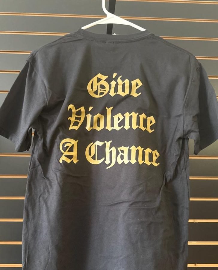 “Give Violence a Chance” Gothic Style T Shirt